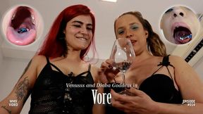 Prey to two sexy and voracious giants! Vore Fetish (WMV VIDEO)