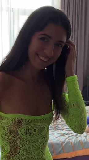 A Surprise for Her Boyfriend in the Form of Her Stepfather's Big Dick. Cum on Her Pussy After Double Penetration