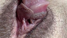 juicy,dirty selection of leaking juices, creampie, close- up, for handjob