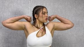 pov kickboxing with strong Aura