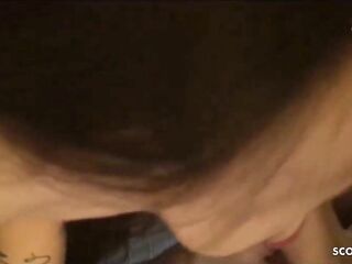 Real German Hooker No Cock Rubber Anal with Creampie in Butt
