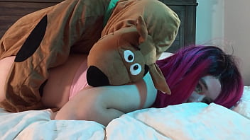 Scooby Doo Fucks Sexy Trans Woman in Chastity