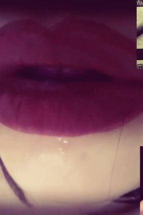 Let's fantasize about my sexy big pink lips