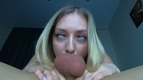 Throat-fucking like a pro, swallowing balls deep