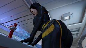 Miranda Lawson - Alien Monkey Freeuses and Breeds Her