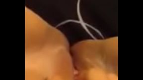 Wife fucks herself for DaDdY