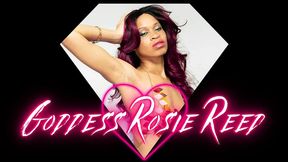 Giantess Little Man Leg Worship- Ebony Giantess Goddess Rosie Reed Little Man Leg Worship POV with Cum Eating Instruction