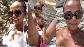 sextapes defi je pars a la plage , me gode la chatte et un inconnu vient ...