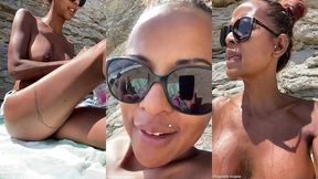 sextapes defi je pars a la plage , me gode la chatte et un inconnu vient ...