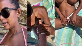sextapes defi je pars a la plage , me gode la chatte et un inconnu vient ...