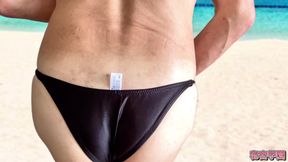 I sunbathed in a tiny bikini. SecretGakuen
