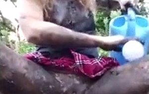 Requested, mud bath, i feed mud to my hungry pussy and get s