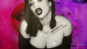 Mesmerizing triple lipstease  with JOI