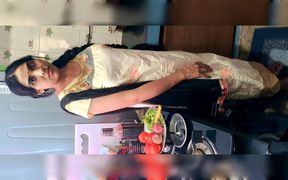 Big Boobs Neighbour Bhabhi Fucking in Kitchen