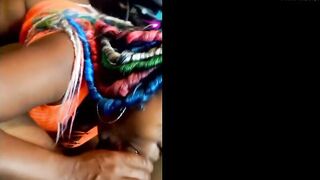 CHOCCFUJII THROWS HER BOOTY LIKE SHES RIDES (FAT BUTT BLACK KNOWS WHAT SHES DOING