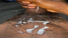 Huge cocksqueezing cumload from hung college teen