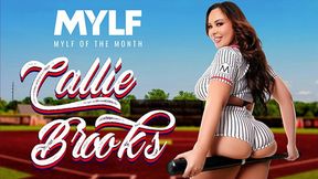 Blonde milf bombshells Callie Brooks and Matty Iceee get slammed by monster cocks