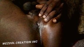 male fingering and masturbating time !