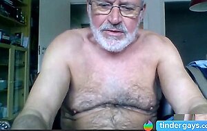 silver daddy lars jerking off