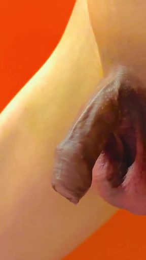 Foreskin exposed from the balcony to a busy street   Clip 1