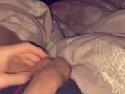 Horny twink showing his hard cock and teasing with precum | check out Onlyfans for more