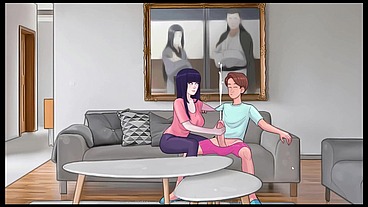 SexNote - ALL SEX scenes [ TABOO HENTAI game PornPlay ] Ep.18 so much cum in her mouth that it's overflowing on my girlfriend ass !