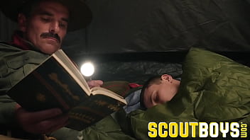 ScoutBoys - Austin Young fucked outside in tent by older