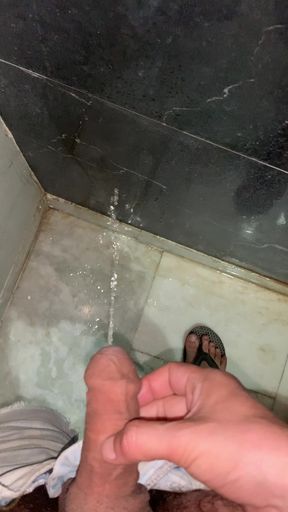 Peeing in bathroom - Kinky Fantasies