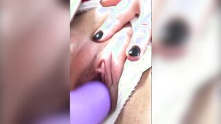 Freaky NURSE MASTURBATES inside the patient's bed - Nymphe does it herself into hospital