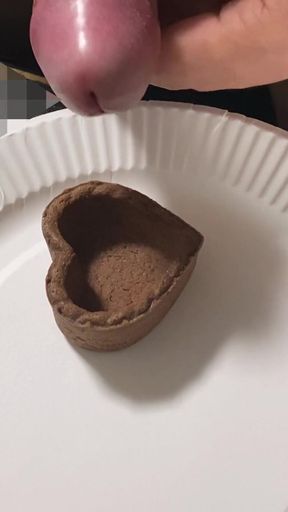 Eat heart-shaped candy with semen   Clip 1