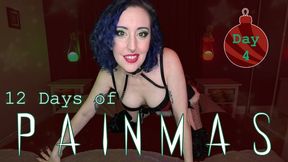 DAY 4 - 12 DAYS OF PAINMAS - Christmas CBT & Pain Play Slave Tasks by Miss Faith Rae with BDSM Instructions & Femdom POV - 4k