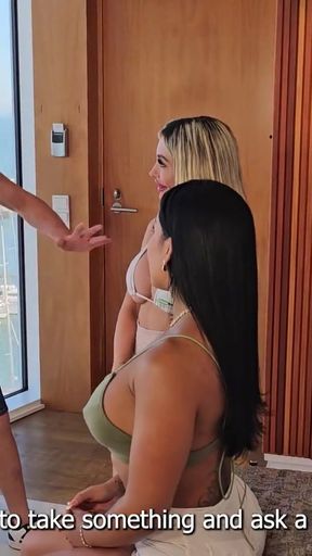 Spectacular moment from &quot;A group of friends eager for sex fucks a Spaniard they meet on the beach - Mariana Martix.&quot;