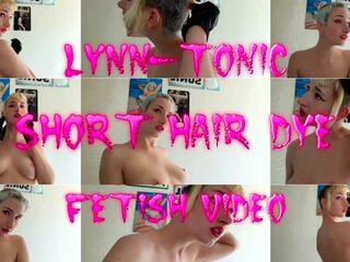Short Hair Dye - Fetish Video