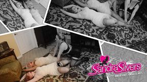 Vintage Vibes as Girdled MILF Mistress Treats her Lesbian Household to Ballgagged Bondage Orgasms! WMV DVD File Format