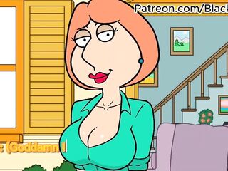 Lois Griffin Going Down on Ebony Morty