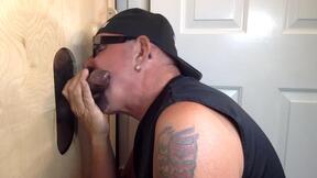 Soldier Gets Gloryhole Servicing