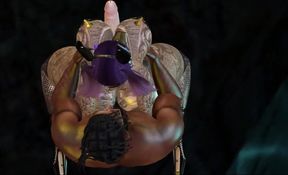 Dog Mask Futa Cock Annihilates Buff Ass Gushing Creampie Flood