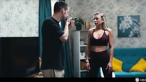 ”Hot Step Mom Doing Yoga - Shalina Devine Freeuse & Getting Her Large Tits Sucked”