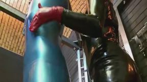 Lady Cynthia in Latex and Nylons 1