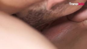 Latina Trans Bella Gets Filled by Two Italian Cocks Hardcore Gangbang