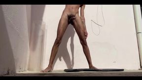 Stretching in the Excited Morning.