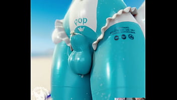 Cute Inflatable Transgender Demonstrates Her Semen Water For Anyone Who&rsquo_s Fucking Thirsty