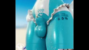 Cute Inflatable Transgender Demonstrates Her Semen Water For Anyone Who&rsquo_s Fucking Thirsty