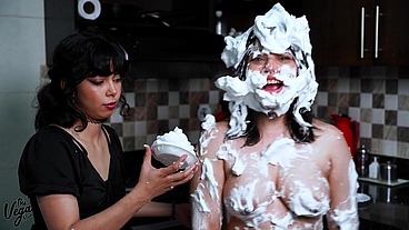 If my answer is not right, I get a cake in the face