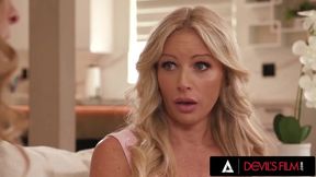 Wife Discovers Husband with Another Woman, Leading to an Intense Threesome Experience