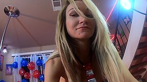 Athletic Stripper Milf Babe Dances And Gets A Huge Load To The Face After Patriotic Block Party