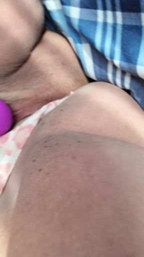 So horny Puerto Rican thick Milf touches and fucks her pussy