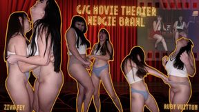 Ziva Fey - Girl Girl Movie Theater Wedgie Brawl With Ruby Vuitton