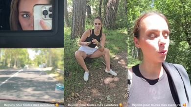 YOUNG FRENCH GIRL, I GET FUCKED IN THE FOREST