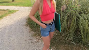 Belovefree Sucks My Cock for Cash in Public